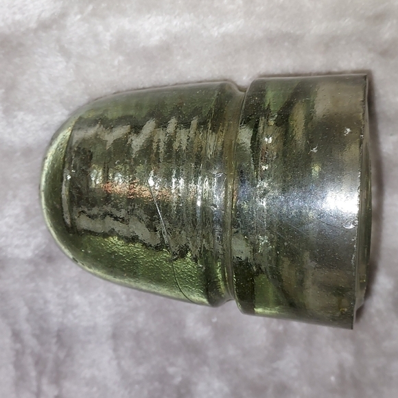 Vintage Canadian pacific ry Co Glass insulator 1885 - Picture 6 of 12